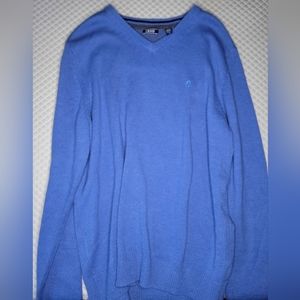 Izod Blue v neck sweater